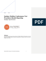 SunSpec Modbus Conformance Test Procedures Results Reporting Specification v1 0