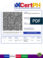 Vaccination Certificate