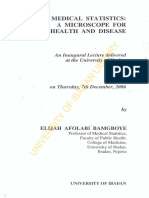 Medical Statistics... Prof Bamgboye E.A. - Optimised