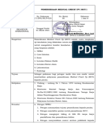 SPO P 17-00-020 Pemeriksaan MCU