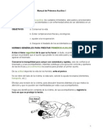 Manual de Primeros Auxilios I RESUMEN