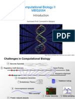 MBG2004 Introduction - and - Comparative Genomics - Week - I - II