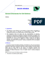 SAUDI ARABIA General Directorate For Civil Defence - ICDO