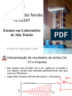 7 - Ensaios em Laborat Rios de Alta Tens o