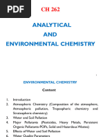 CH 262 Environmental Chemistry L 2-1