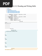 BAED-ENGL2112 Reading and Writing Skills 1st Quarter Exam