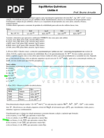 Qui M6 F1 A16 - Listao 4 - Equilibrio Quimico