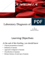 Laboratory Diagnosis of Anemia: by Dr. Ankita Pal Department of Pathology