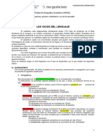 Taller de Ortografía 2. Barbarismos Ortográficos, Queísmo, Dequeísmo, Redundancia y Uso de Los Gerundios