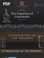 GROUP 2 BSCE2A Equation of Continuity