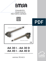 Aa 30 D-I Aa40 D-I Manual Usuario Instalacion