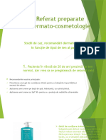 Referat Preparate Dermato-Cosmetologie