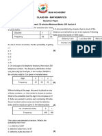 Case Study Question IX Class