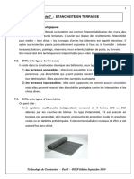 COURS TECHNO. L3. Module 7. ETANCHEITE Sept 2019