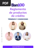 Reglamento Productos CREDITO 1