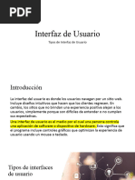 Tipos de Interfaz de Usuario