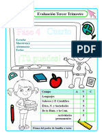 Examen 4°grado - 3°trimestre