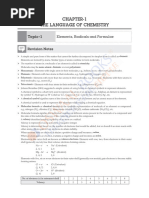 ICSE Class 9 Chemistry Ch1 Notes