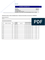 Material Informativo. FICHA DE PERFIL EPIDEMIOLOGICO