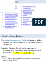 Maths in Edexcel GCSE Chemistry REVISION