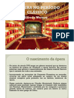 Slides A Ópera No Período Clássico