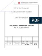 AP-GSME-PL-CAL-001 Pipeline Wall Thickness Calculation Rev.A