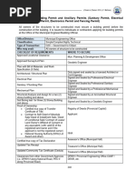 Issuance of Building Permit and Ancillary Permits (Sanitary Permit, Electrical Permit, Mechanical Permit, Electronics Permit and Fencing Permit)