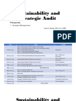 Sustainability and Strategic Audit 1st Half Lecture