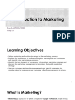 L1-Intro To Marketing