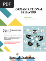 Organizational Behavior Article