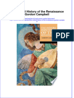 The Oxford History of The Renaissance Gordon Campbell Full Chapter PDF