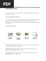 Einvoice With SAP DRC Electronic Document Processing Using Extensibility Features