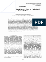 Effectiveness of Neural Network Types For Prediction of Busness Failure