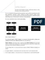 Model Validation & Data Partition