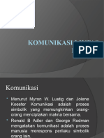 Komunikasi Lintas Budaya