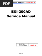 EXI-200AD Service Manual ENG 20191111