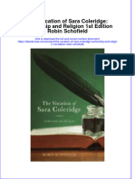 The Vocation of Sara Coleridge Authorship and Religion 1St Edition Robin Schofield Full Chapter PDF