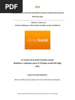 2.1 La Teoría en La Intervención Social. Modelos y Enfoques para El Trabajo So