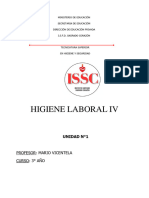 Higiene Laboral IV - Unidad Nº1