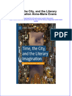 Time The City and The Literary Imagination Anne Marie Evans Full Chapter PDF