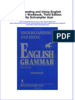 Understanding and Using English Grammar Workbook Third Edition Betty Schrampfer Azar Full Chapter PDF