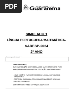 2º ANO - Simulado 01-Língua Portuguesa e Matemática