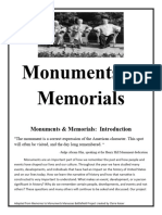 Updated Monuments and Memorials HS