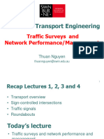 2023 Lecture 5 Traffic Surveys, Network Perf and MGT