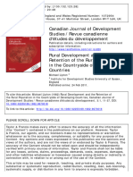 Lipton. Rural Development and The Retention of The Rural Population in The Countryside of Developing Countries