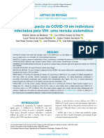 Potencial Impacto Da COVID-19 em Indivíduos Infectados Pelo VIH: Uma Revisão Sistemática