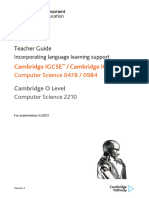 0478 Pseudocode Guide For Teachers (For Examination From 2023)