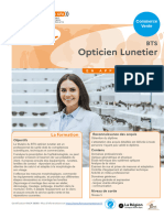 BTS Opticien Lunetier