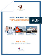 Injad Achamil Europe Conditions Generales