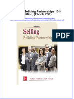 Selling Building Partnerships 10Th Edition PDF Full Chapter PDF